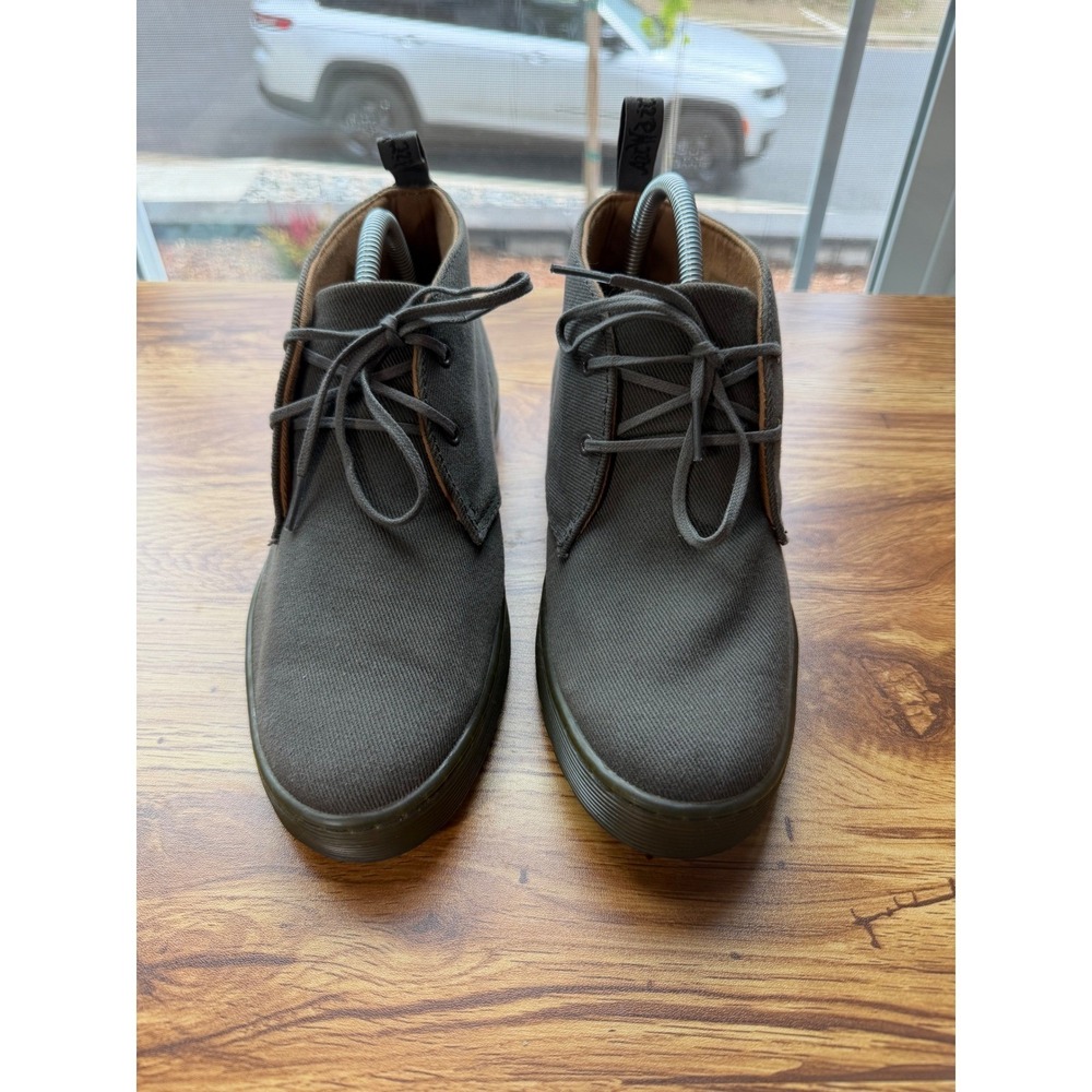 Dr Martens Women's Gray Daytona Canvas Chukka Boots Sz 8